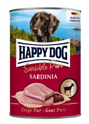 HAPPY DOG Pur SARDINIA (kecske) konzerv (400g)