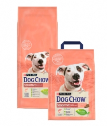 Purina DOG CHOW Sensitive lazaccal száraz kutyaeledel