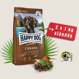 AKCIÓ! Happy Dog Sensible Canada szárazeledel + AJÁNDÉK 2x1kg Canada
