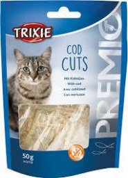 TRIXIE Premio Cod Cuts jutalomfalat (tőkehalfalatok) macskáknak (50g)
