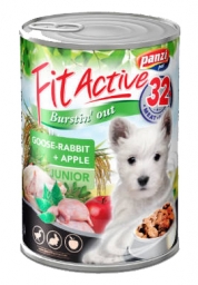 PANZI FitActive Junior (liba, nyúl, alma) kölyökkutyáknak (415g)