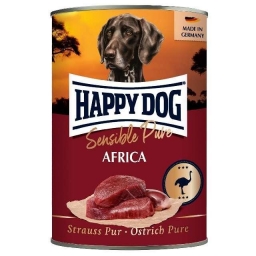 HAPPY DOG Pur AFRICA (strucc) konzerv