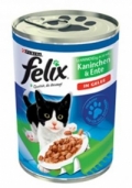 Purina Félix macskakonzerv 400 g (kacsa-nyúl aszpikban)