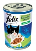 Purina Félix macskakonzerv 400 g (nyúl-csirke)