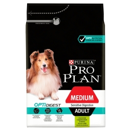 Pro Plan Medium Adult Optidigest bárányban gazdag száraz kutyaeledel 3 kg