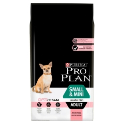 Pro Plan Small & Mini Adult Optiderma lazacban gazdag száraz kutyaeledel 7 kg