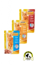 FRISKIES Szószos állateledel felnőtt macskáknak (100 g)