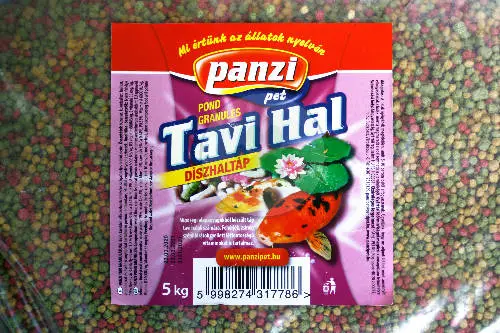 PANZI Tavi haltáp - golyós, süllyedő (5 kg)
