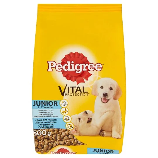 PEDIGREE Junior szárazeledel csirkével és rizzsel kölyökkutyáknak