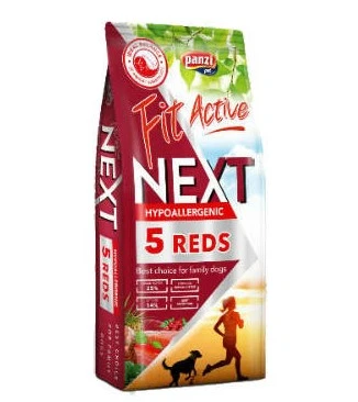PANZI FitActive Next Hypoallergenic Five Reds Adult szárazeledel