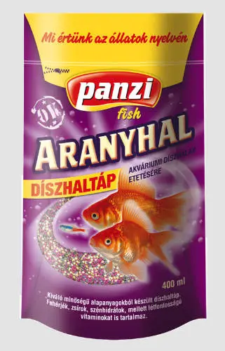 PANZI Talpastasakos aranyhal díszhaltáp (400 ml)