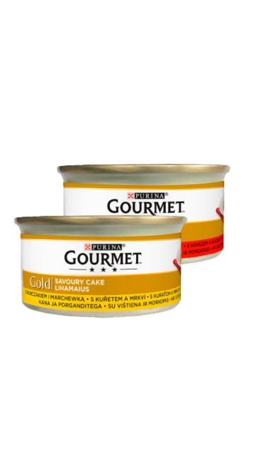GOURMET GOLD Savoury Cake nedves eledel felnőtt macskáknak (85g)