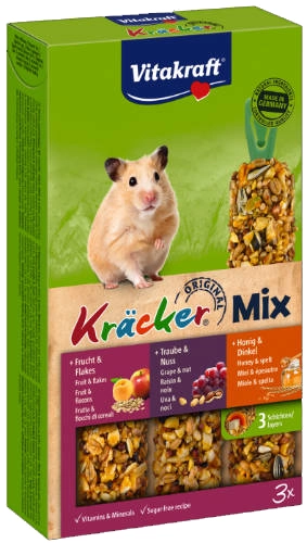 VITAKRAFT Kräcker tripla rúd aranyhörcsögöknek (168g)