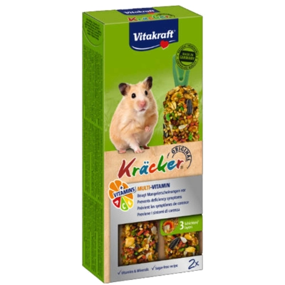 VITAKRAFT Kräcker Multivitamin dupla rúd hörcsögöknek (2x56g)