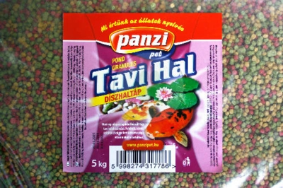 PANZI Tavi haltáp - golyós, lebegő (5 kg)