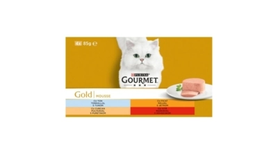 GOURMET GOLD Pástétom nedves macskaeledel (4x85g)