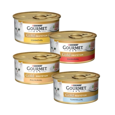 GOURMET GOLD Pástétom nedves macskaeledel (85g)