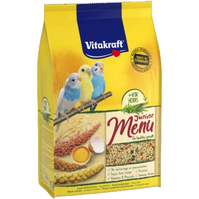 VITAKRAFT Junior Budgie Menu eledel hullámos papagájoknak (500g)