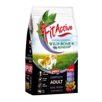 PANZI FitActive Pure Hypoallergenic (vaddisznó-csipkebogyó) szárazeledel