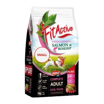 PANZI FitActive Pure Small Hypoallergenic (lazac-csipkebogyó) szárazeledel