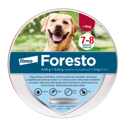 FORESTO Nyakörv külső élősködők ellen nagytestű kutyáknak